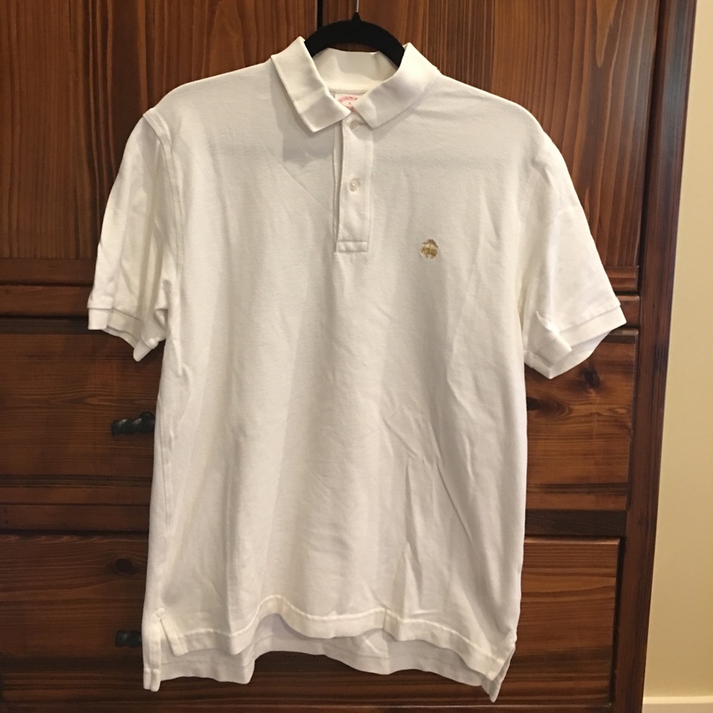 Brooks brothers white polo